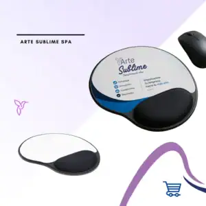 Mouse Pad Sublimado con Almohadilla Gel 22x22,5 cm Personalizado