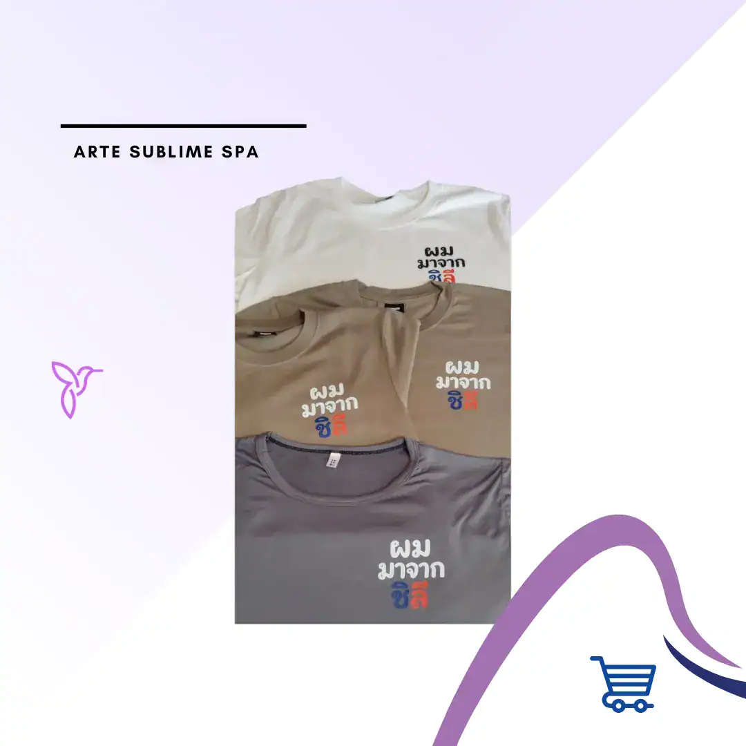 Servicio de estampados en poleras propias