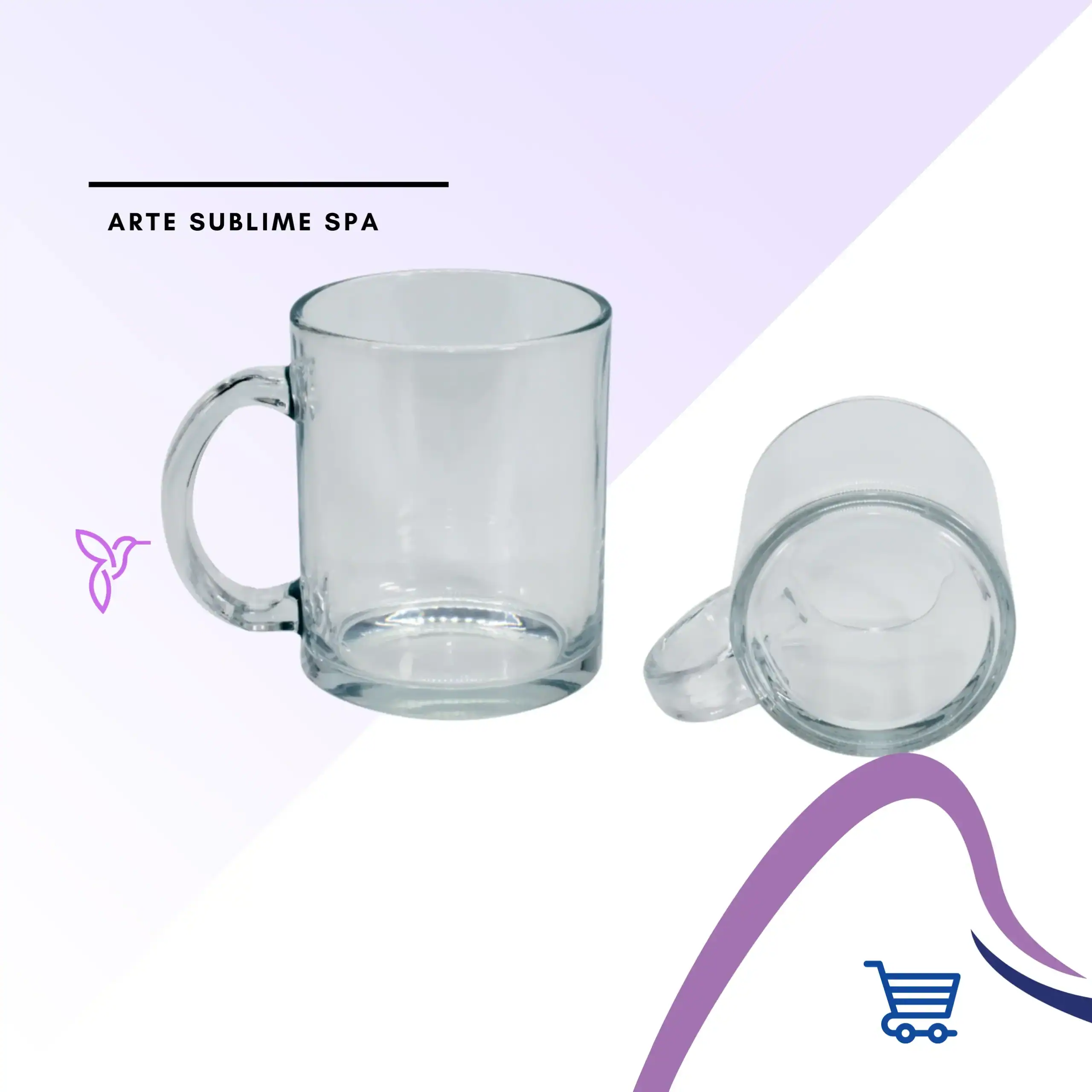 Tazón de Vidrio Clear Personalizado