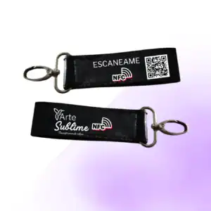 Llaveros Inteligentes NFC Cuerina NFC Arte sublime