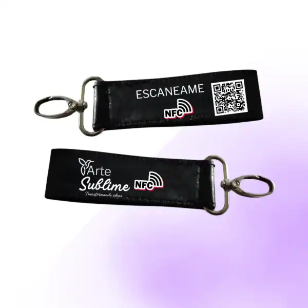 Llaveros Inteligentes NFC Cuerina NFC Arte sublime
