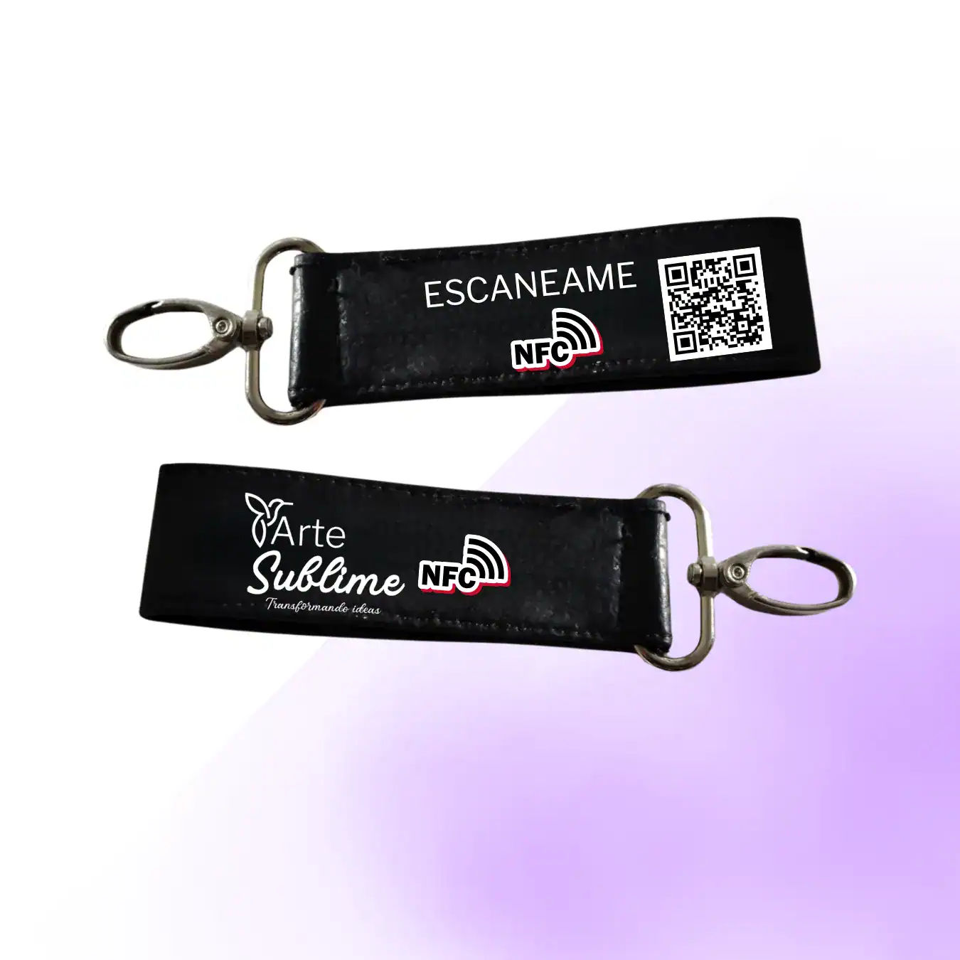 Llaveros Inteligentes NFC Cuerina NFC Arte sublime