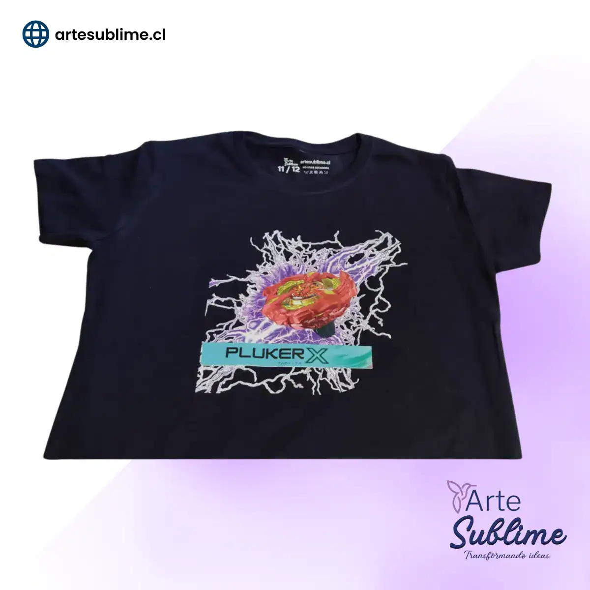Polera Niño Algodón Azul Marino