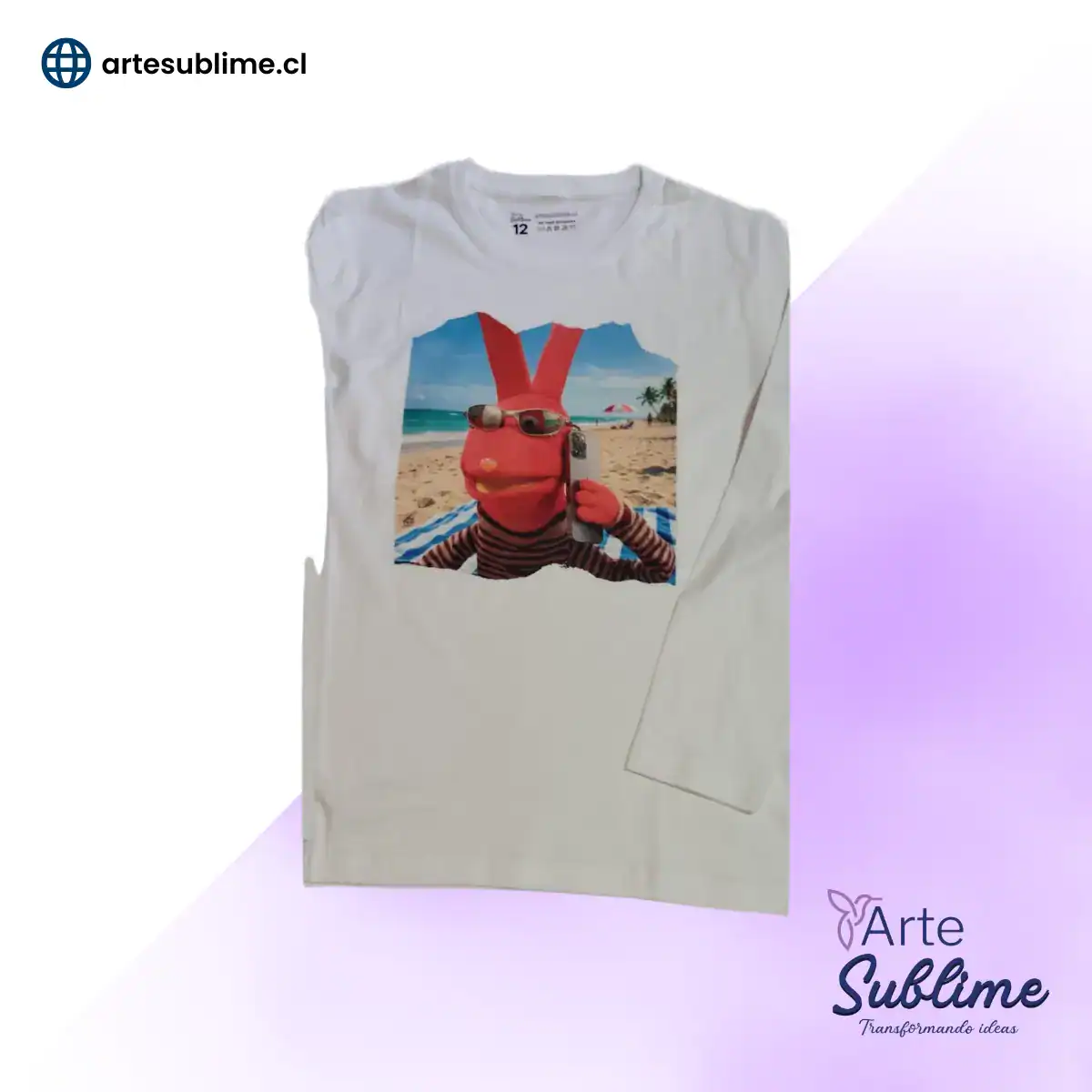Polera Niño Algodón Manga larga