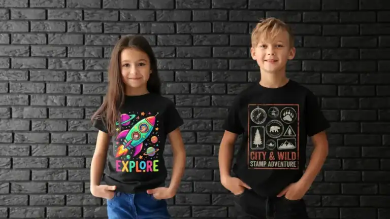 Poleras estampadas para niños