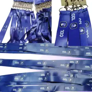 Lanyards sublimado con broche metálico