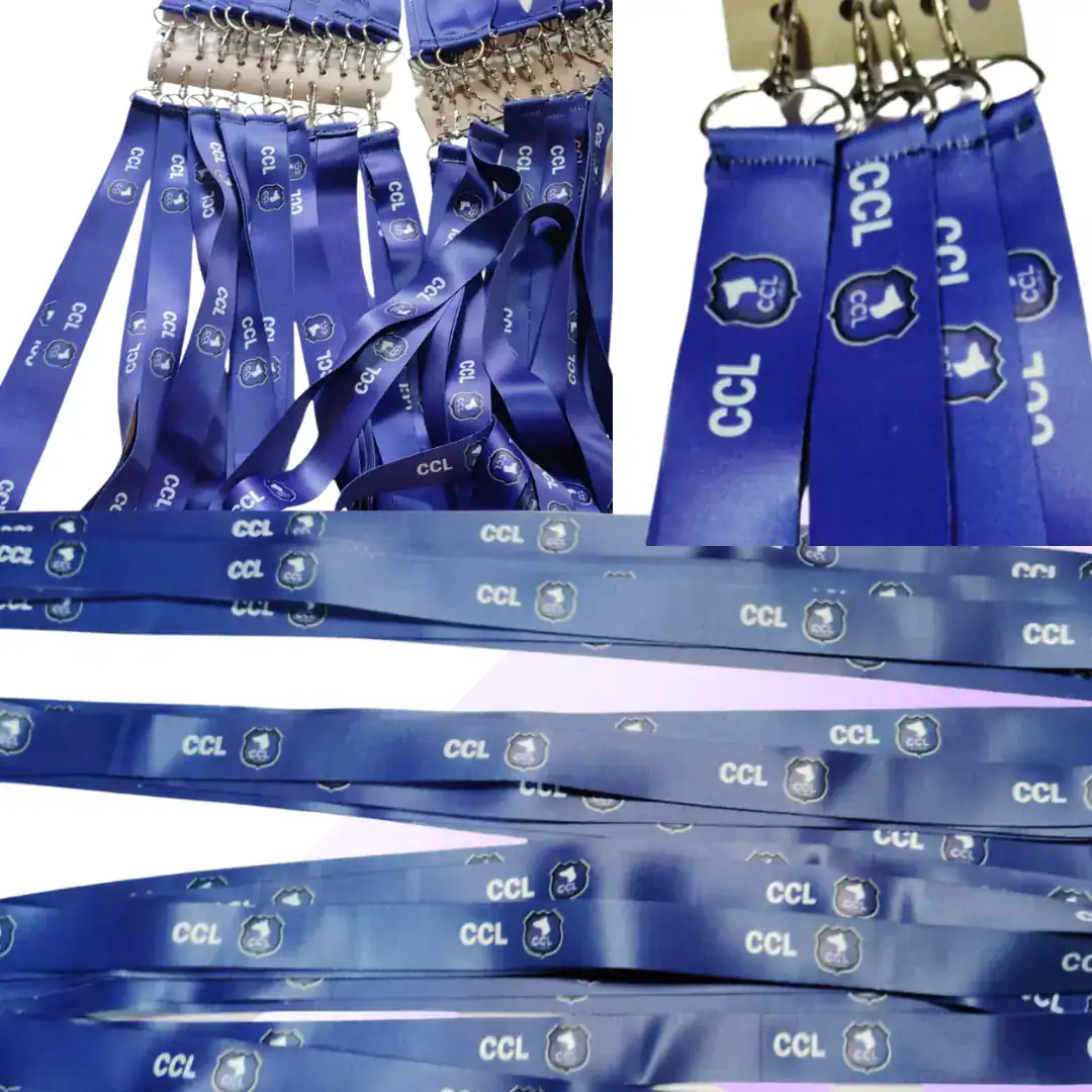 Lanyards sublimado con broche metálico