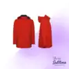 Parka América Adulto Repelente al Agua y Cortaviento Rojo