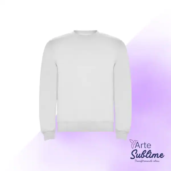 Polerón Clásica Unisex Blanco