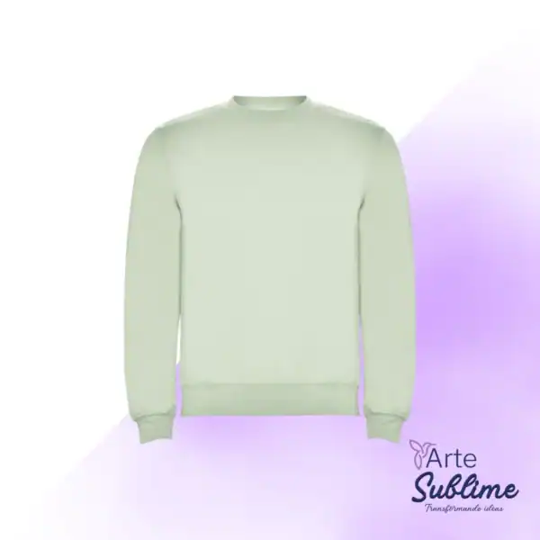 Polerón Clásica Unisex Verde Mist