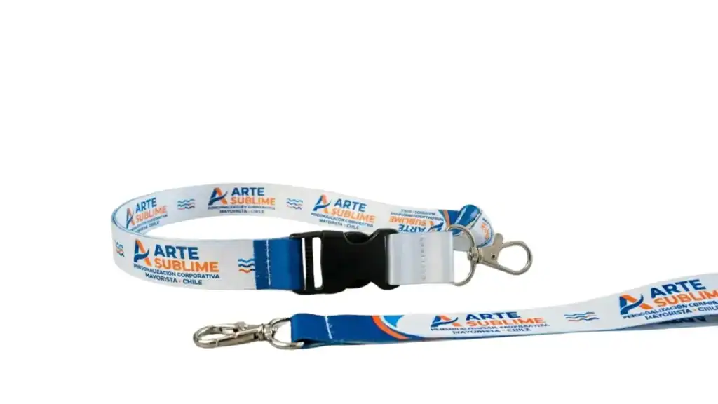 Lanyards sublimados doble fax