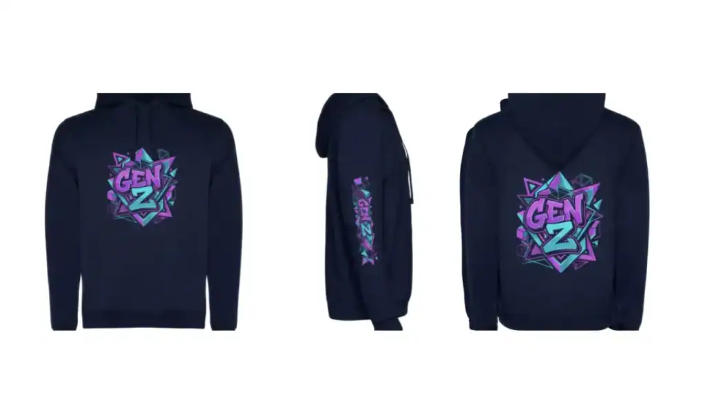 Polerón generacional estampado DTF Textil