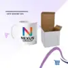 Tazas personalizadas 11 oz Premium y caja blanca