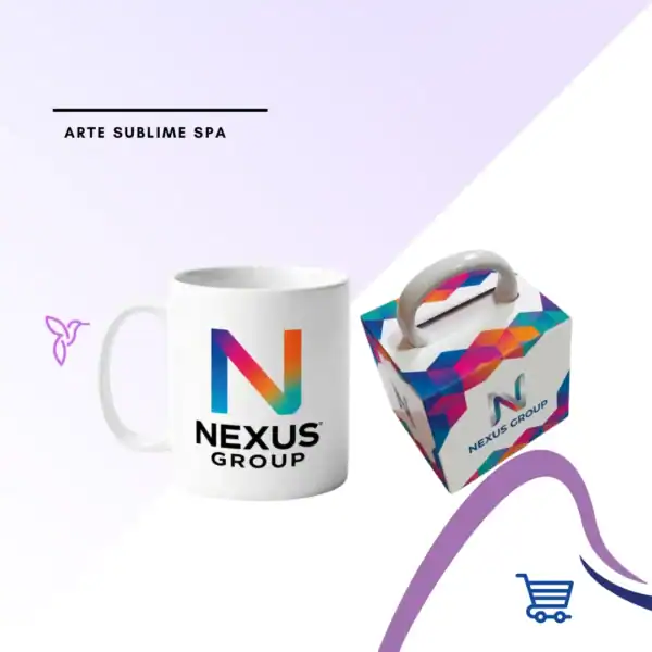 Tazas personalizadas 11 oz Premium y caja sublimada corporativo