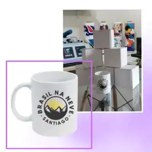 Tazas sublimadas para Brasil Na Neve