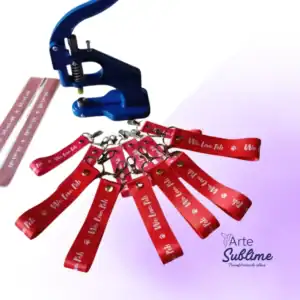 Llaveros tipo Lanyards personalizados sublimados por ambos lados