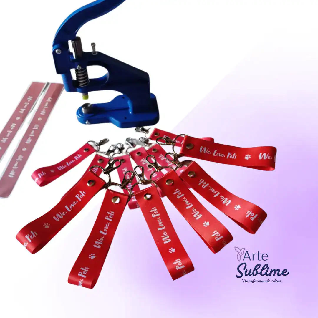Llaveros tipo Lanyards personalizados sublimados por ambos lados