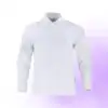 Polera Polo DryFresh Smooth Manga Larga caballero certificado Blanco