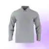 Polera Polo DryFresh Smooth Manga Larga caballero certificado gris