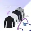 Polera Manga larga DryFresh Smooth Caballero Portada Corte recto