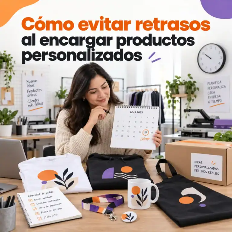 Cómo evitar retrasos al encargar productos personalizados - 2026 Cómo evitar retrasos al encargar productos personalizados Portada